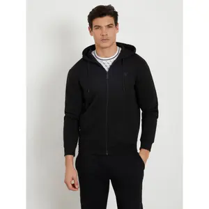 Sweatshirt med hætte og lynlås Guess Aldwin image-1