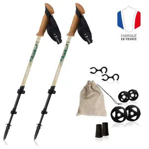 Heavy-duty trekking pole Guidetti Vercors (x2) image-1