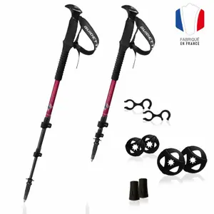 Bastón de senderismo Guidetti Cime carmin image-1