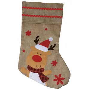 Creative activities burlap boots for gifts Guirma Reno image-0