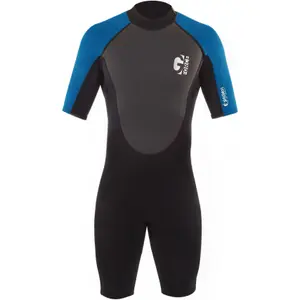 Kort våtdräkt för barn GUL 3 G-Force Back-Zip image-0