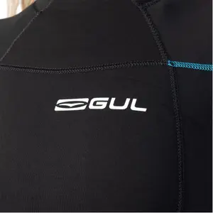 Heltäckande jumpsuit med långa ärmar dam GUL Response GBS 5/3 Back-Zip image-2
