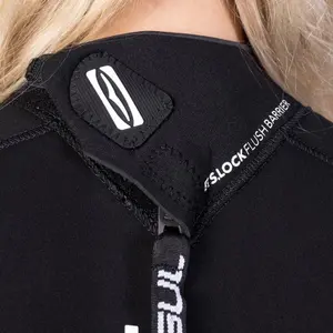 Heltäckande jumpsuit med långa ärmar dam GUL Response GBS 5/3 Back-Zip image-3