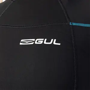 Heltäckande jumpsuit med långa ärmar dam GUL Response GBS 4/3 Back-Zip image-3