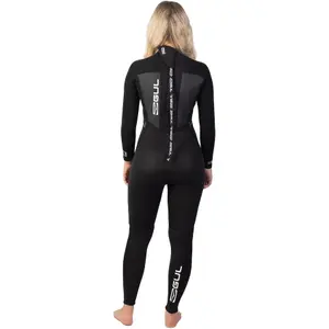 Heltäckande jumpsuit med långa ärmar dam GUL Response 3/2 Back-Zip image-1