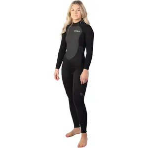 Heltäckande jumpsuit med långa ärmar dam GUL Response 3/2 Back-Zip image-4