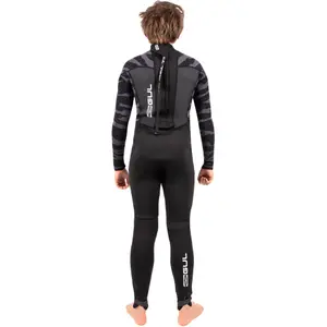 Combinaison intégrale manches longues enfant GUL Response Flatlock 3/2 Back-Zip image-1