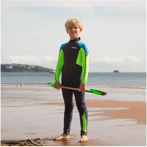 Combinaison intégrale manches longues enfant GUL Response Flatlock 3/2 Back-Zip image-2