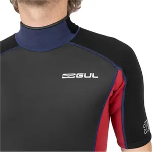Våtdräkt Surf Shorty GUL 3/2 mm Response Back-Zip image-2