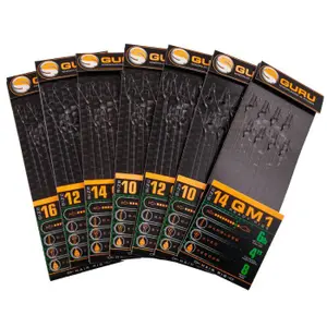 Set of 6 standard mounted hooks Guru qm1 hair 4" image-0