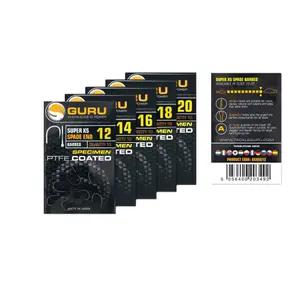 Συσκευασία με 6 αγκιστράκια Guru Super XS image-1