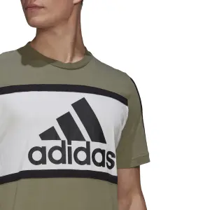 Camiseta adidas Essentials Logo Colorblock image-6