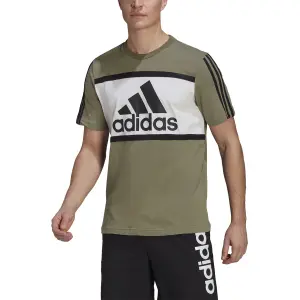 Camiseta adidas Essentials Logo Colorblock image-4