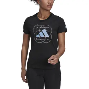 Camiseta de mujer adidas Run Logo image-2
