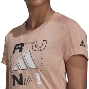 Camiseta de mujer adidas Run Logo image-4