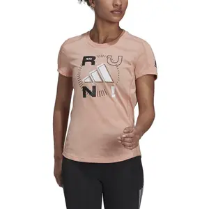 Camiseta de mujer adidas Run Logo image-2