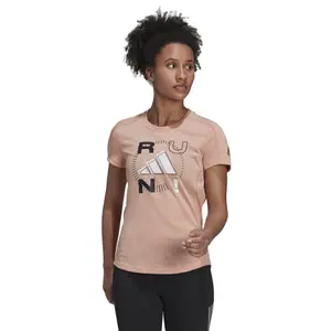 Camiseta de mujer adidas Run Logo image-0