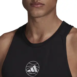 Camiseta de tirantes adidas Run Logo image-6