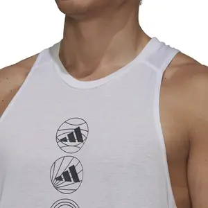 Camiseta de tirantes adidas Run Logo image-6