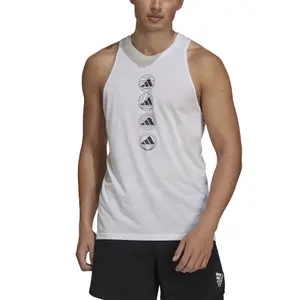 Camiseta de tirantes adidas Run Logo image-4