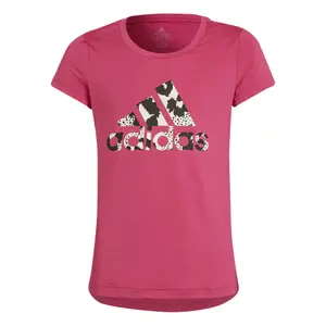 Camiseta de chica adidas Aeroready Animal Logo Print Slim Training image-1