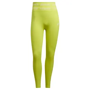 Leggings de cintura alta para mujer adidas Training Branded Aeroknit 7/8 image-0