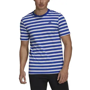 Camiseta adidas Essentials Stripey Embroidered Logo image-2