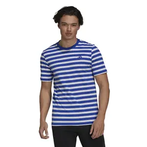 Camiseta adidas Essentials Stripey Embroidered Logo image-0