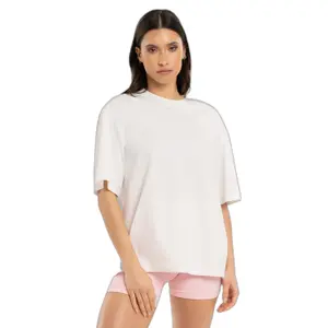 T-shirt oversize da donna Gym Glamour No Skip Days image-0