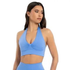 Sujetador halter de mujer Gym Glamour Seamless open back