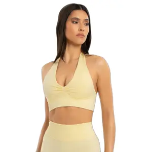 Sujetador halter de mujer Gym Glamour Seamless open back