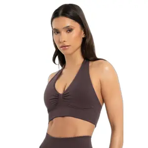 Sujetador halter de mujer Gym Glamour Seamless open back