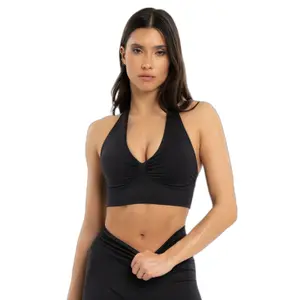 Sujetador halter de mujer Gym Glamour Seamless open back