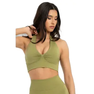 Sujetador halter de mujer Gym Glamour Seamless open back
