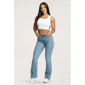 Women's Flare Jeans Gym Glamour Perfect image-3