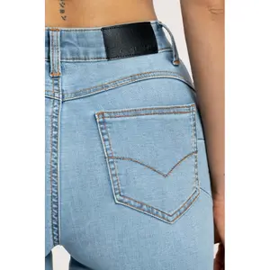 Flared Jeans Långa Dam Gym Glamour Perfect image-6