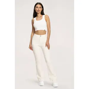 Flared Jeans Långa Dam Gym Glamour Perfect image-6
