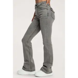 Women's Flare Jeans Gym Glamour Push Up image-1
