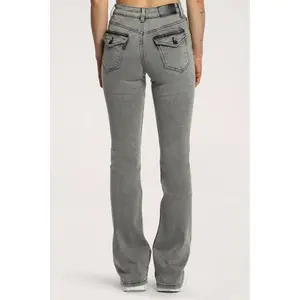 Women's Flare Jeans Gym Glamour Push Up image-3