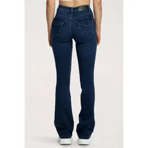 Women's Flare Jeans Gym Glamour Push Up image-3