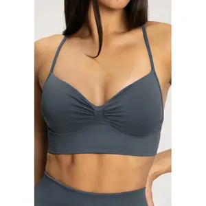 Damen-BH mit tiefem Ausschnitt Gym Glamour image-2