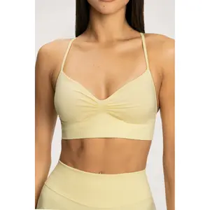 Damen-BH mit tiefem Ausschnitt Gym Glamour image-1