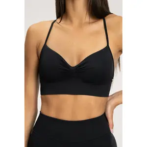 Damen-BH mit tiefem Ausschnitt Gym Glamour image-1