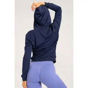 Sweatshirt à capuche zippée femme Gym Glamour image-2
