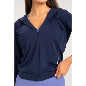 Sweatshirt à capuche zippée femme Gym Glamour image-3
