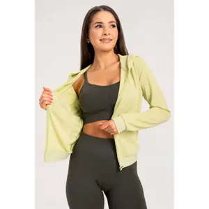 Sweatshirt à capuche zippée femme Gym Glamour image-1