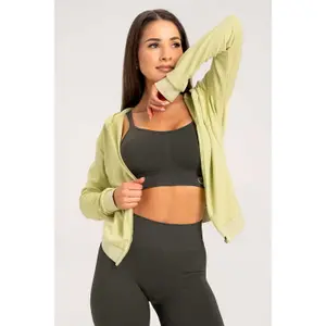 Sweatshirt à capuche zippée femme Gym Glamour image-2