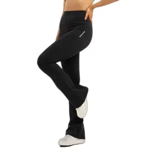 Pantaloni a zampa d'elefante donna Gym Glamour image-3
