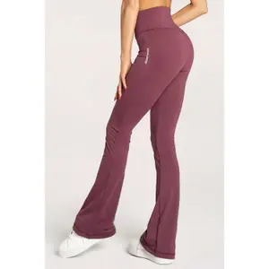 Pantalon pattes d'éléphant femme Gym Glamour image-3