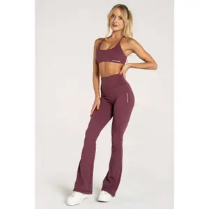 Pantalon pattes d'éléphant femme Gym Glamour image-1